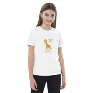 Kind Like a Giraffe – Organic Affirmation T-Shirt for Kids (Ages 3–13)