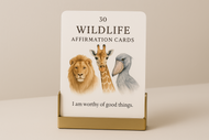 30 Wildlife Affirmation Cards — African Inspired Printable
