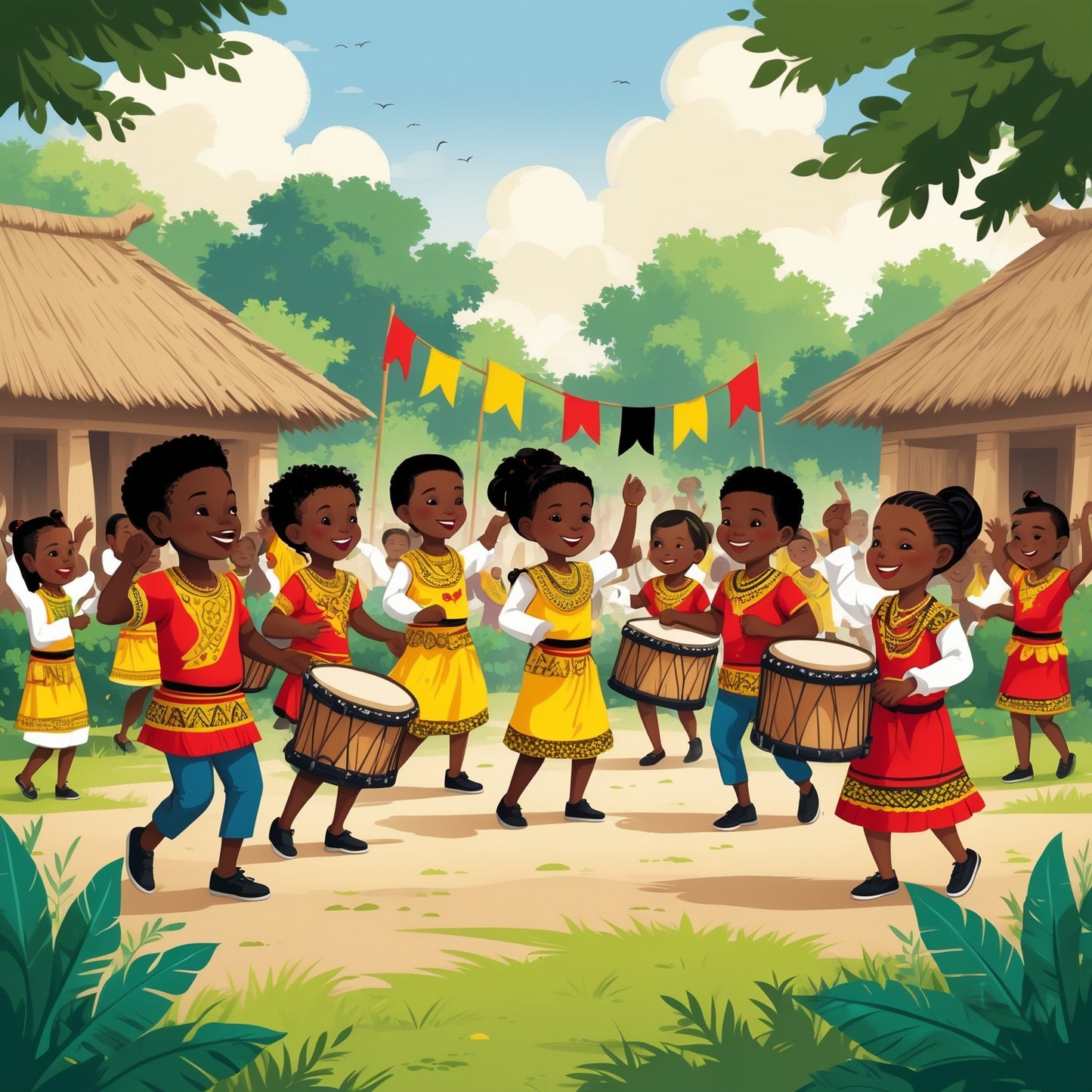 African Holiday Activities for Kids | Printable Kindness Cards & Family Traditions | Ages 3–12