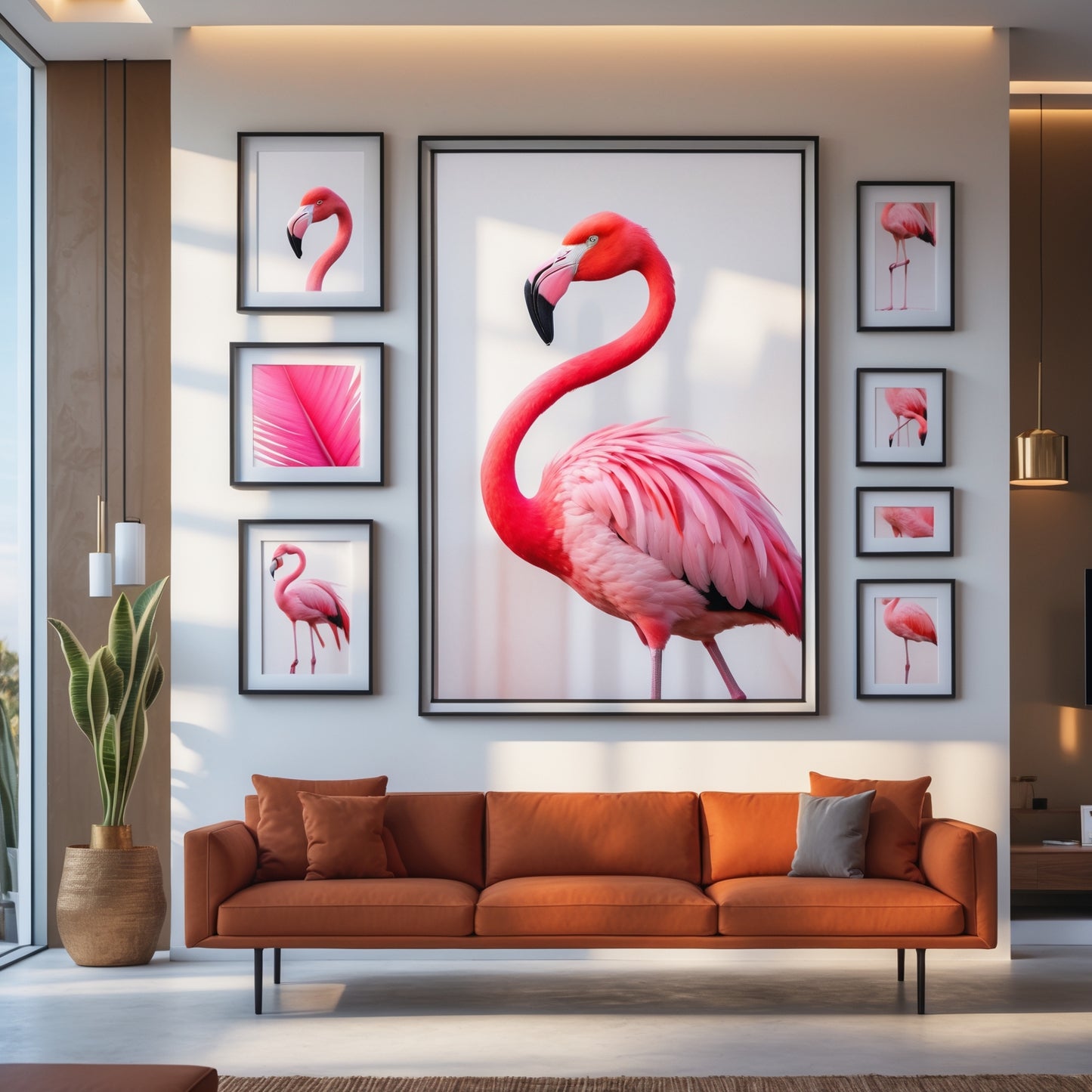 I Dream Like Ama” – African Flamingo Affirmation Poster (8x10", PNG + PDF)