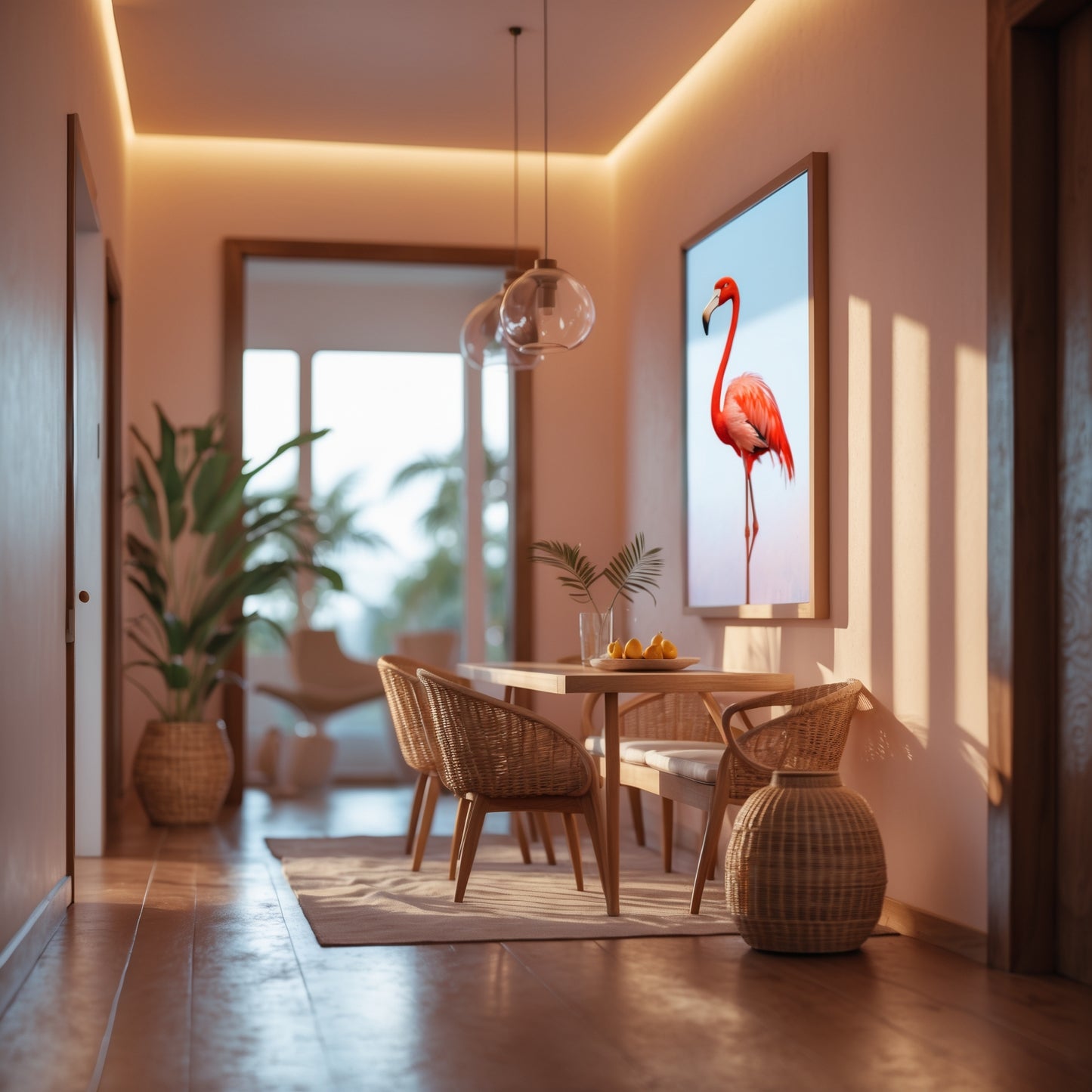 I Dream Like Ama” – African Flamingo Affirmation Poster (8x10", PNG + PDF)