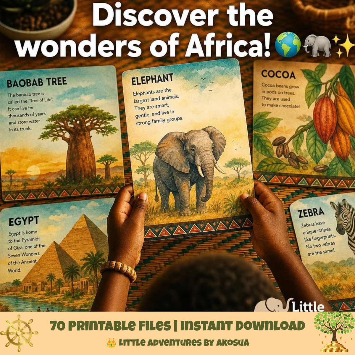 My Beautiful World Creativity Bundle — African Colouring Pages, Story Starters & Cultural Activity Pack for Kids | Printable Instant Downloaduct