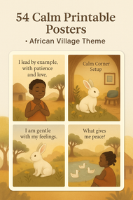 Phoenix Calm Poster Bundle – Printable Affirmations in 3 Sizes (8x10, 11x14, 16x20)