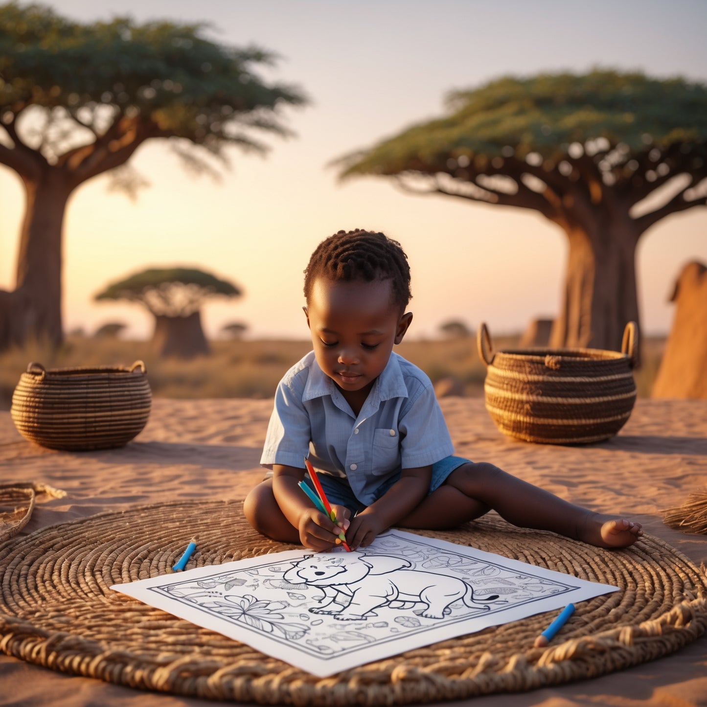African Kindness Activities for Kids | Printable SEL & Character Building | Ages 4–10