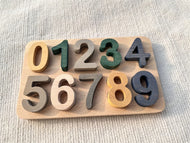 Montessori Wooden Tray  Rainbow Alphabet Puzzle Pastel ABC Learn Letters Educational Board for Kids