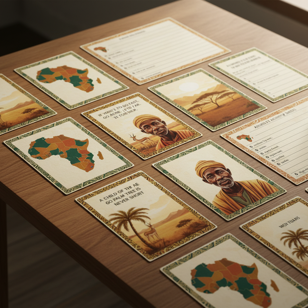 African Proverbs Wisdom Bundle Mockup