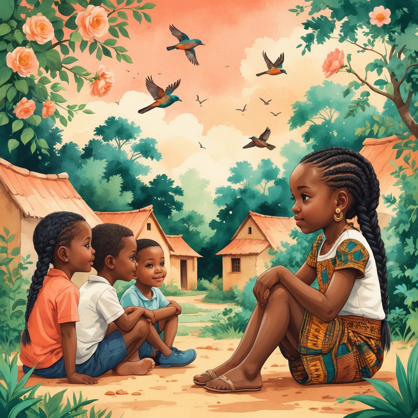 African Confidence Activities for Shy Kids | Printable Affirmations, Stories & Colouring | Ages 5–9