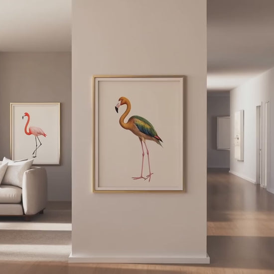 I Dream Like Ama” – African Flamingo Affirmation Poster (8x10", PNG + PDF)